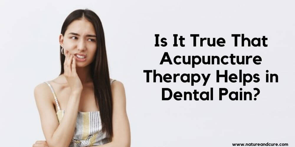 Acupuncture for Dental Pain